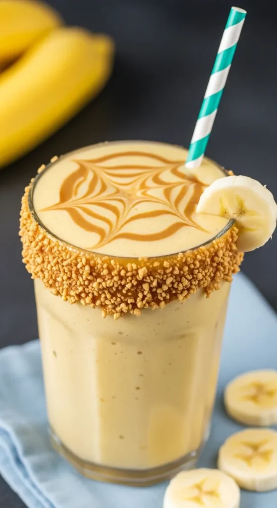 Peanut Butter Banana Protein Smoothie