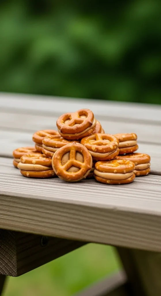 Peanut Butter Filled Pretzels