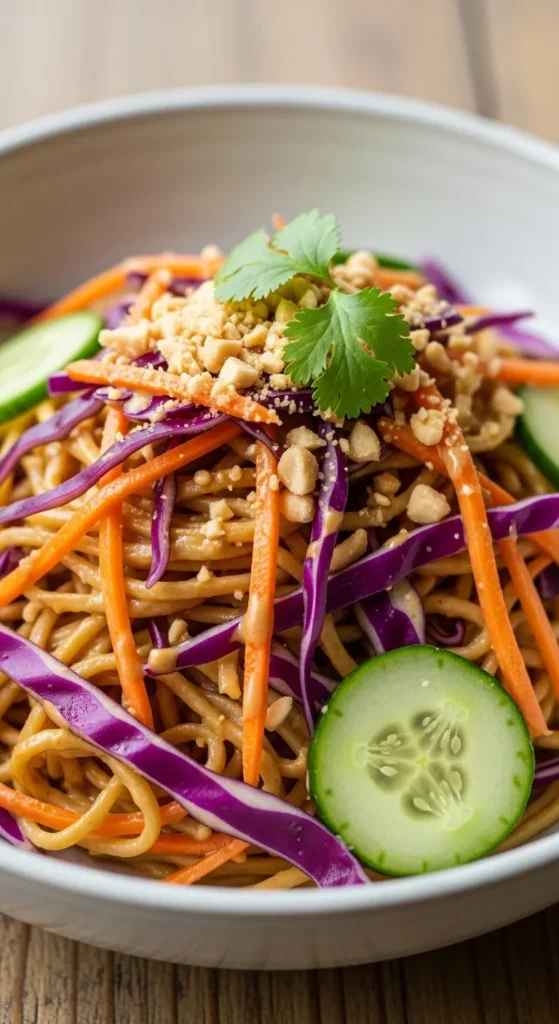 Peanut Noodle Salad Bowl
