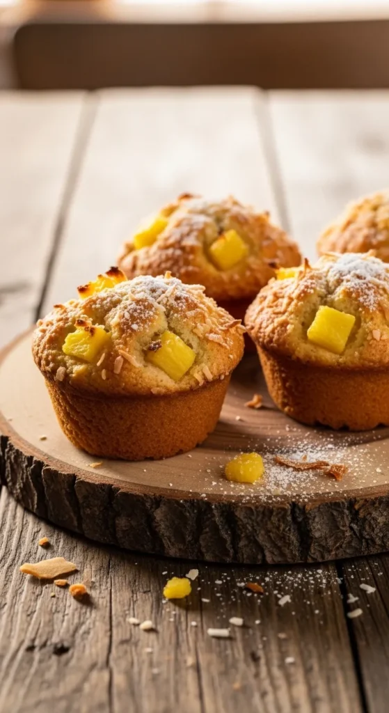 Pineapple Coconut Muffins