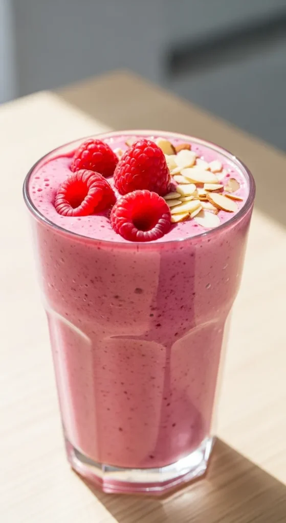 Raspberry Almond Smoothie
