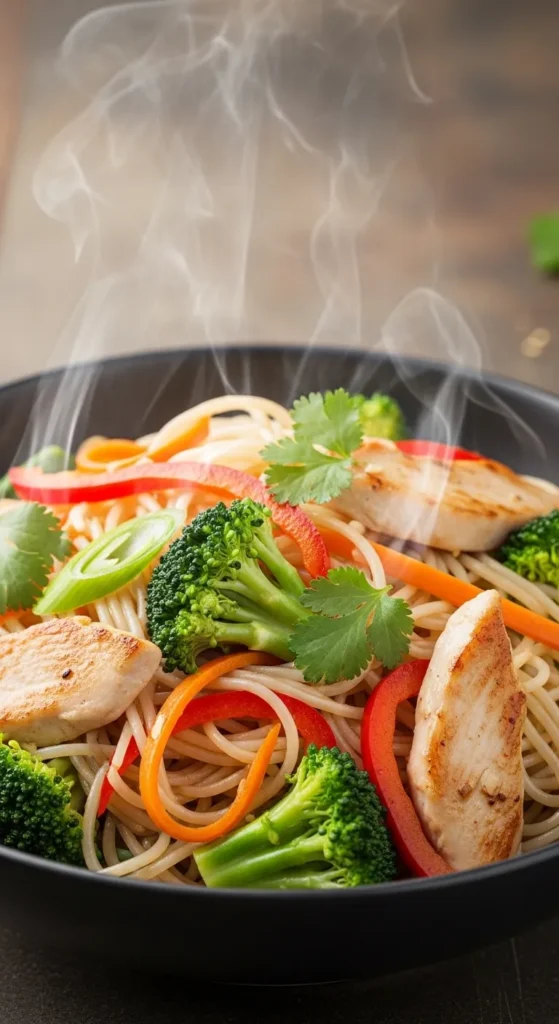 Rice Noodle Stir Fry