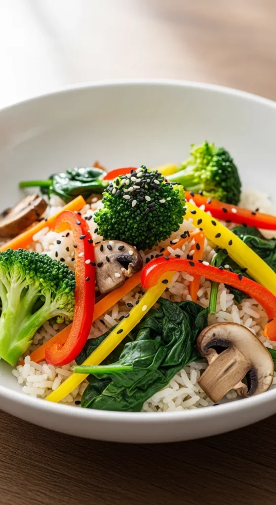 Rice with Vegetable Stir Mix