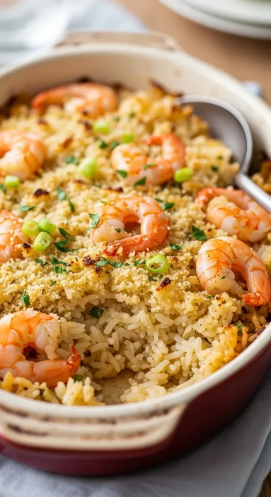Shrimp Baked Rice Casserole