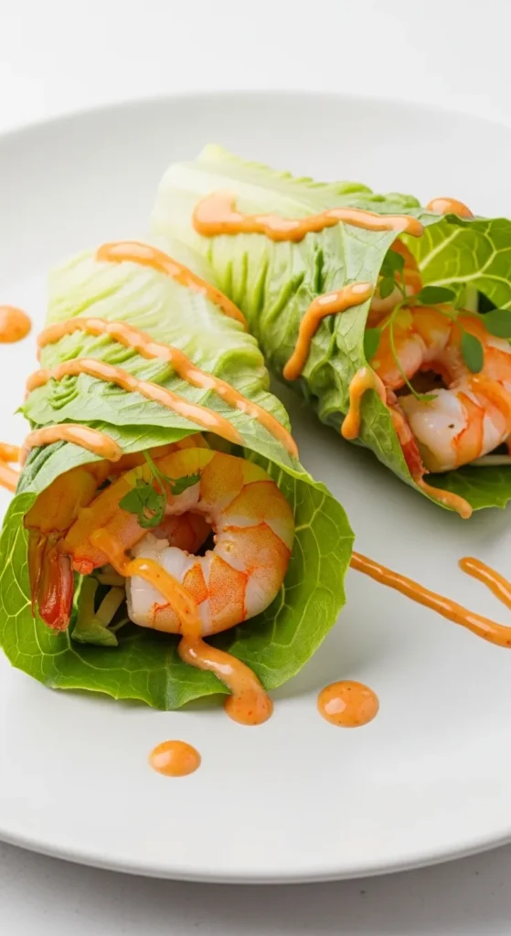 Shrimp Lettuce Wraps