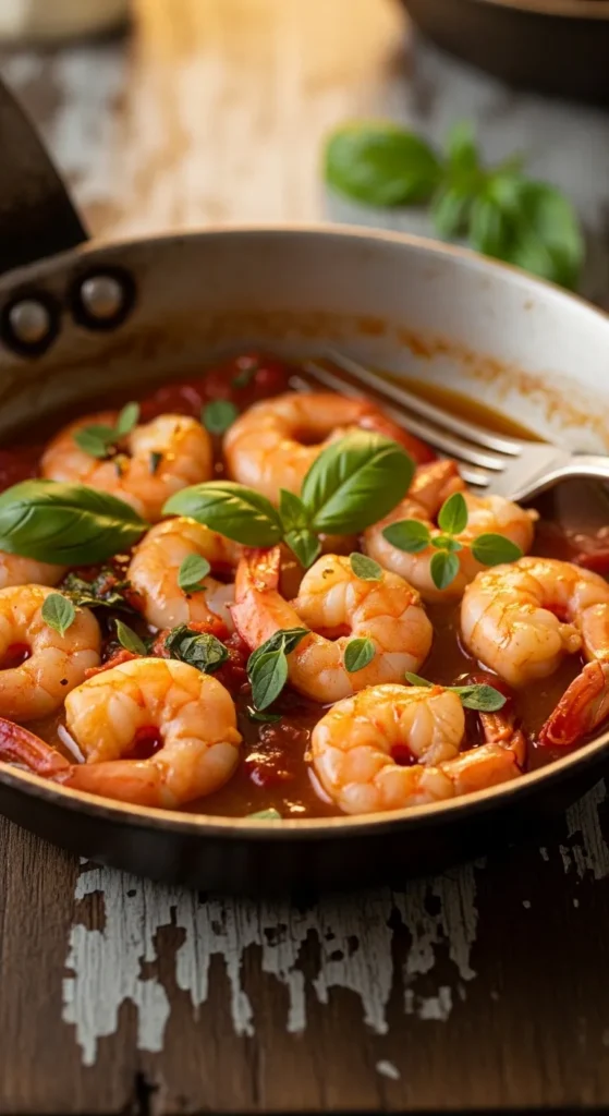 Shrimp Tomato Pan Sauce