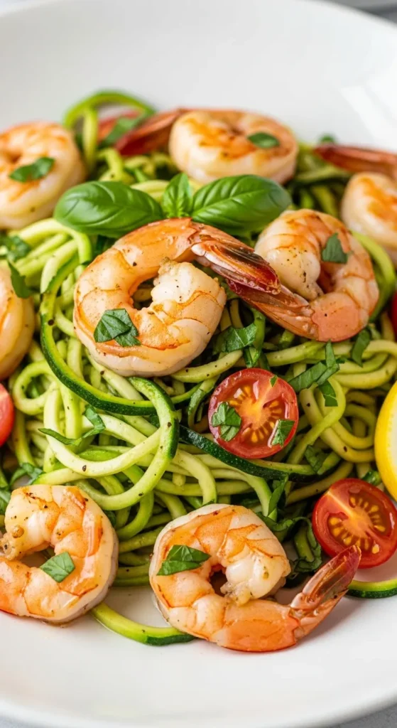 Shrimp Zucchini Noodles