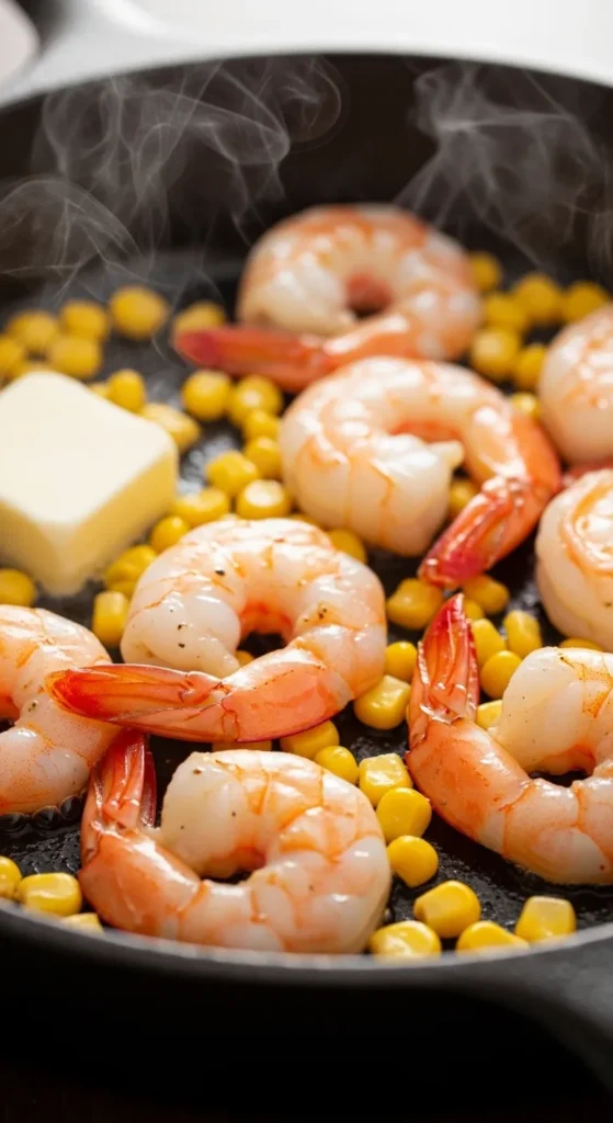 Shrimp and Corn Skillet