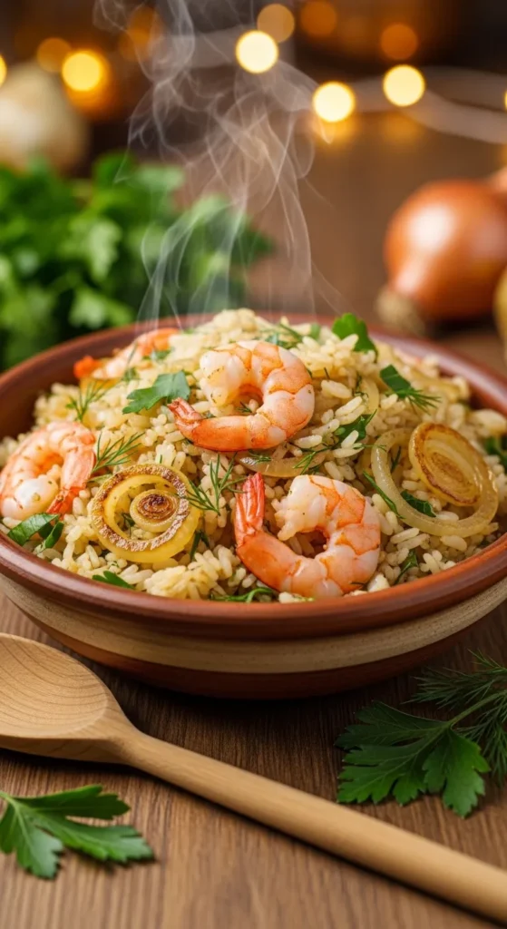 Shrimp and Rice Pilaf