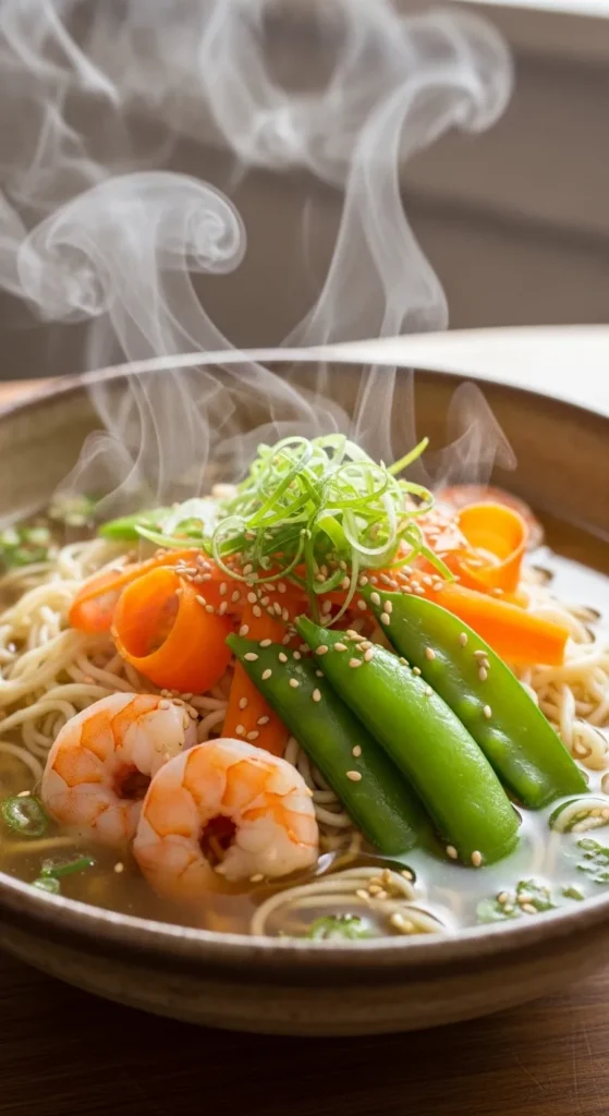 Shrimp and Vegetable Noodles
