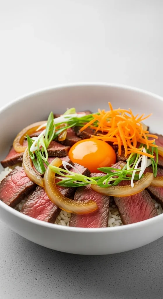 Simple Beef and Rice Bowl