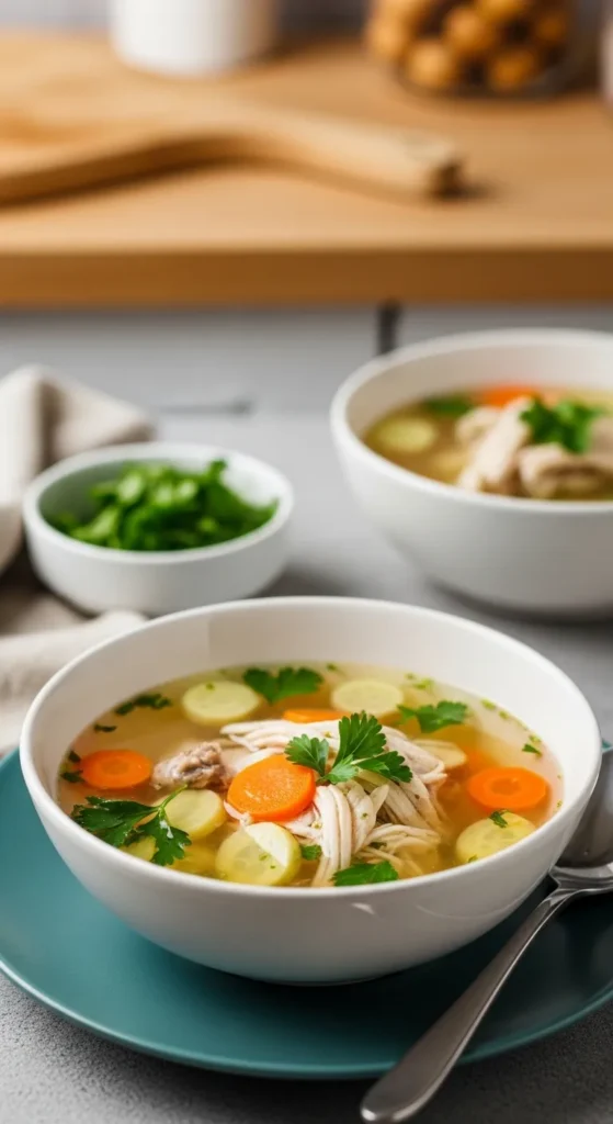 Simple Chicken and Vegetable Soup