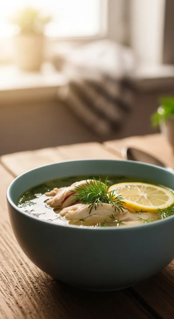 Simple Lemon Chicken Soup