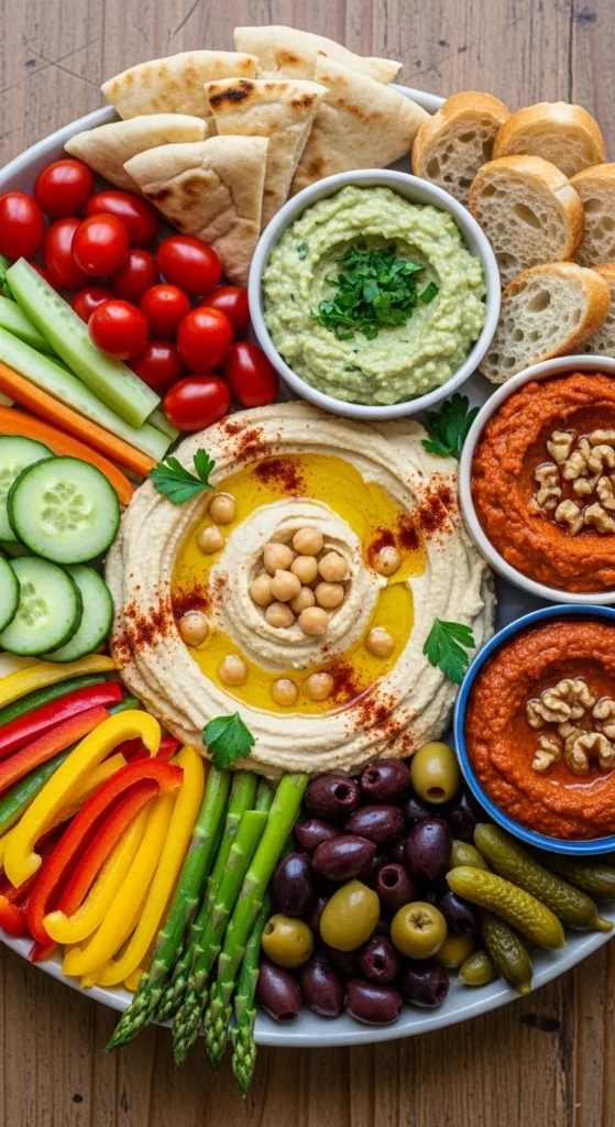 Simple Mediterranean Platter