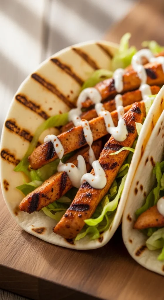 Smoky BBQ Chicken Wraps