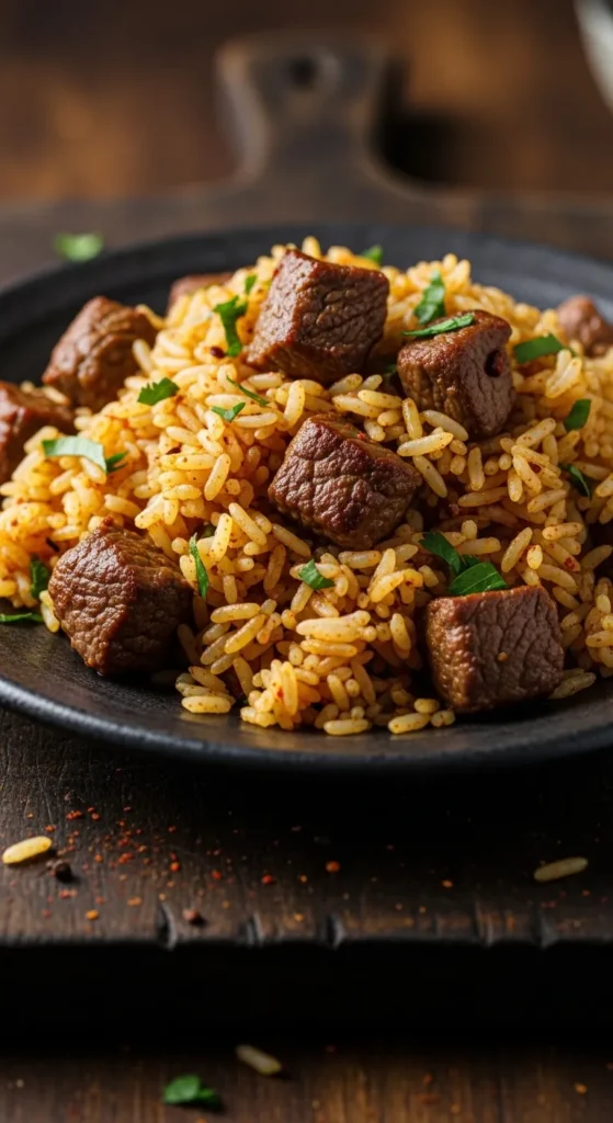 Spiced Beef Rice