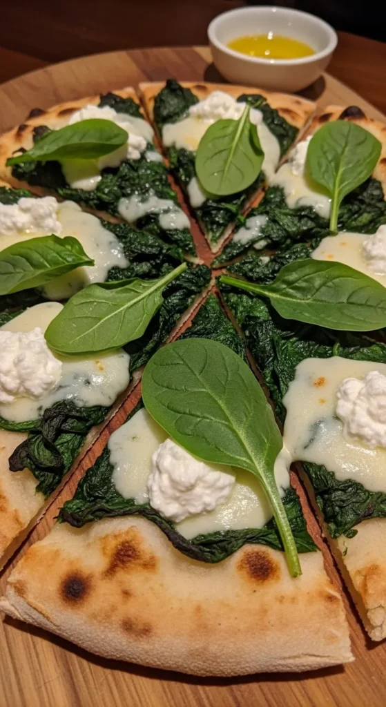 Spinach and Feta Flatbread