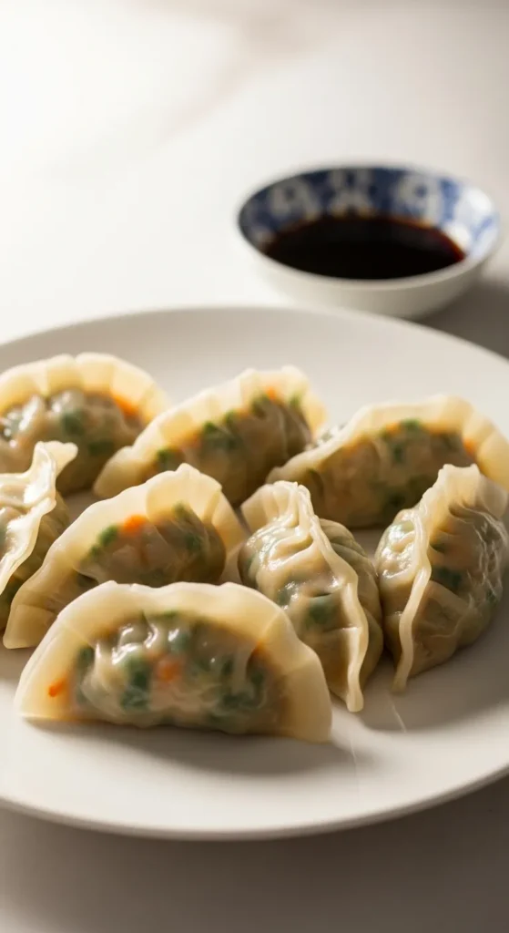 Steamed Dumplings with Veg Filling