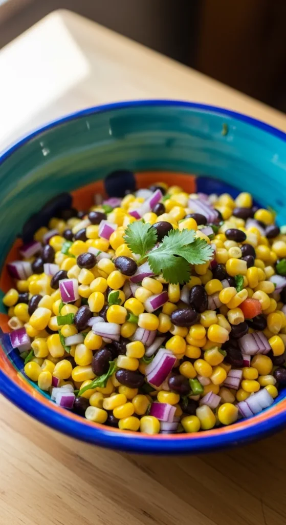 Sweet Corn Bean Salad Bowl