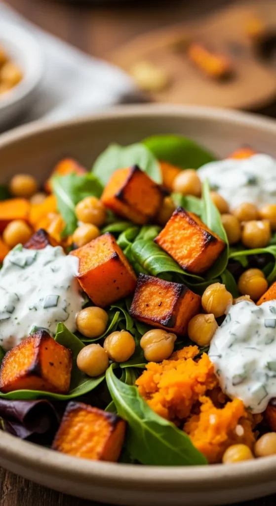 Sweet Potato Chickpea Bowl