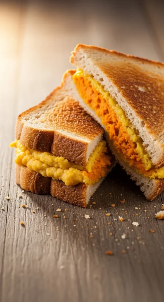 Sweet Potato Mash Sandwich