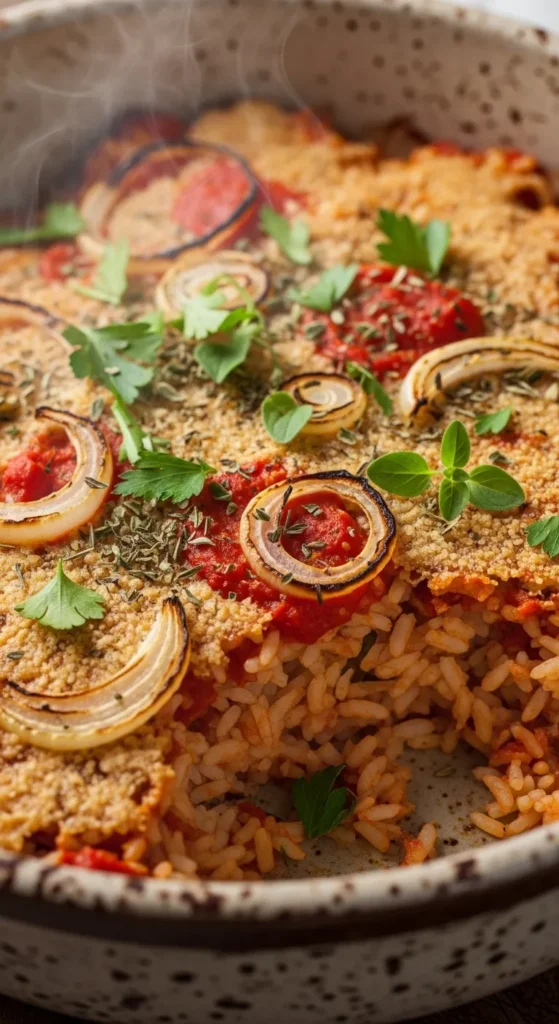 Tomato Rice Bake