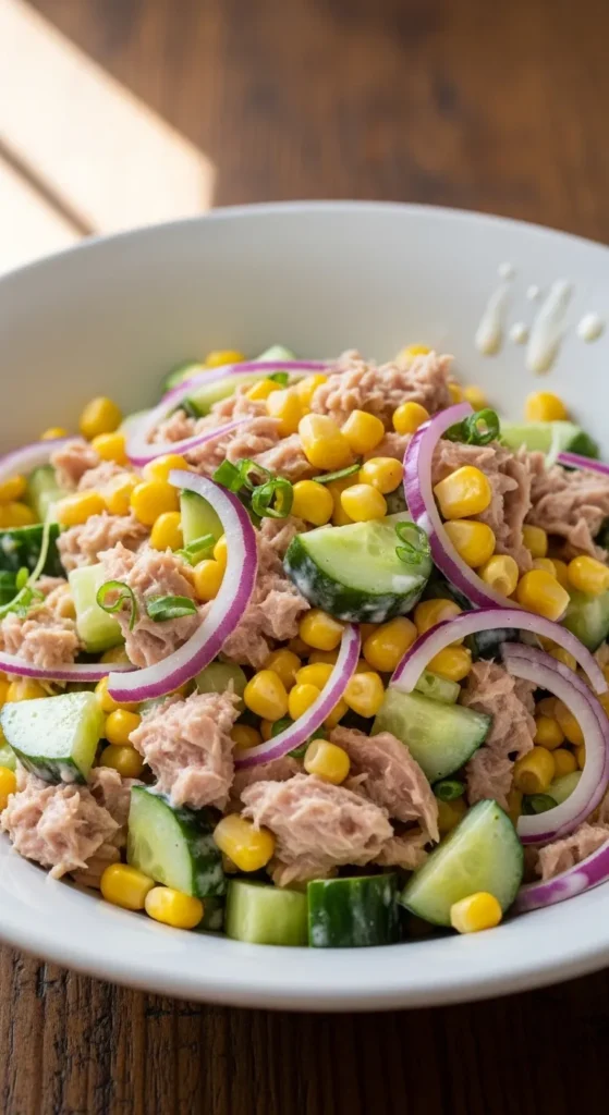  Tuna Corn Crunch Bowl