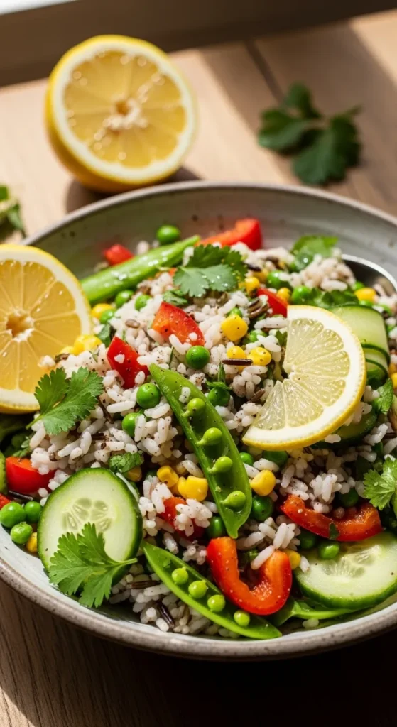 Vegetable Lemon Rice