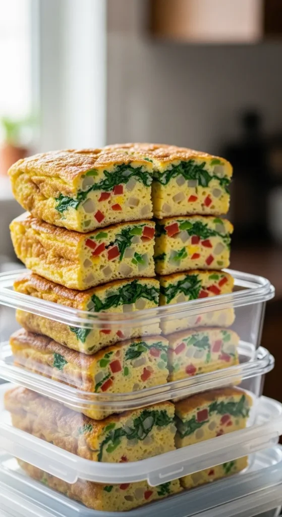 Vegetable Omelet Slices
