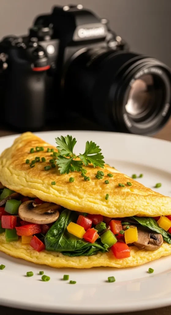 Vegetable Omelette Dinner