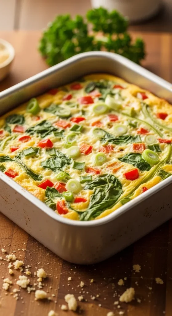 Veggie Omelet Tray Bake