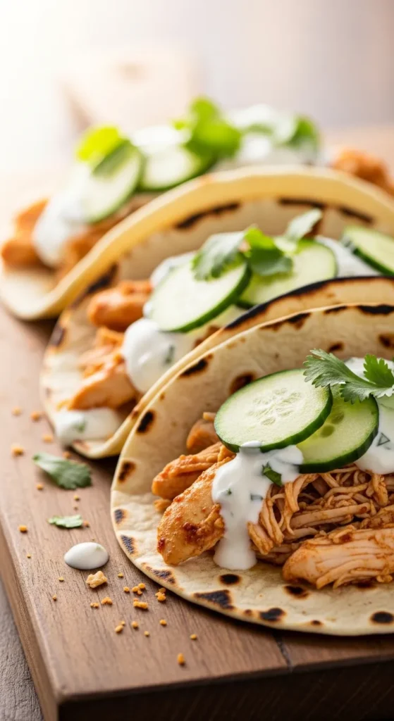 Yogurt Chicken Tacos